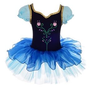 Blue and Black Kids Costume Dress